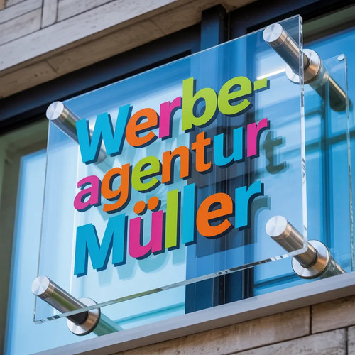 Werbeschild firmenschild logo - werbeschild,